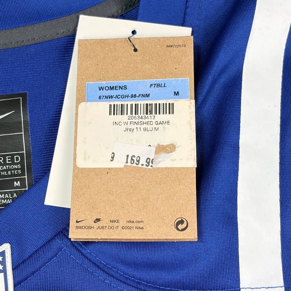 Nike Indianapolis Colts Michael Pittman Jr 11 Jersey Womens Medium Blue NFL New - Picture 2 of 8